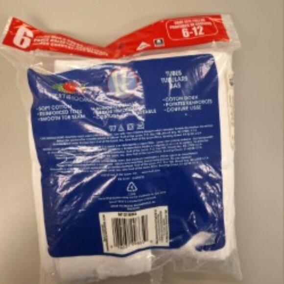 Men’s Fruit of the Loom Knee-High Tube Socks. NEW. Bundle of 6 Pair. - Picture 2 of 4